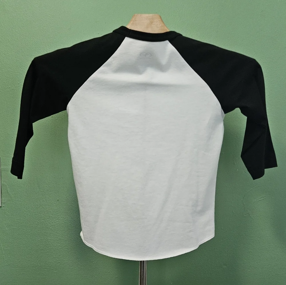 Spooky TINY TERROR Glow In‎ The Dark Kids Raglan Tee